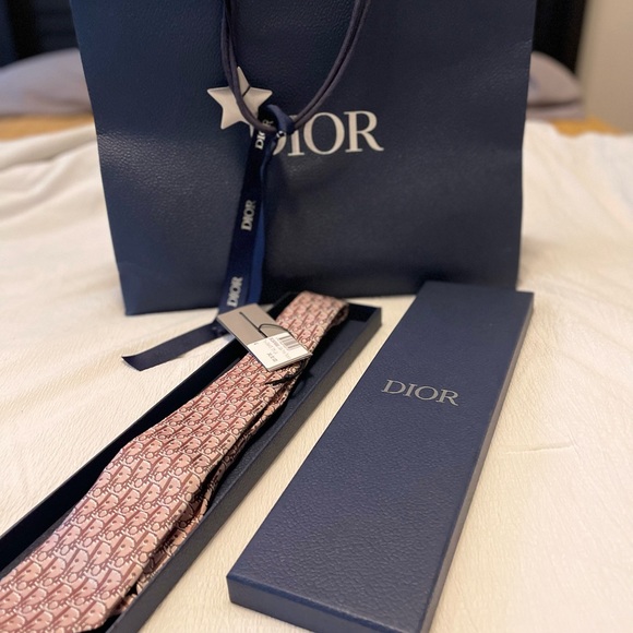 DIOR OBLIQUE PIXEL TIE - Picture 4 of 4